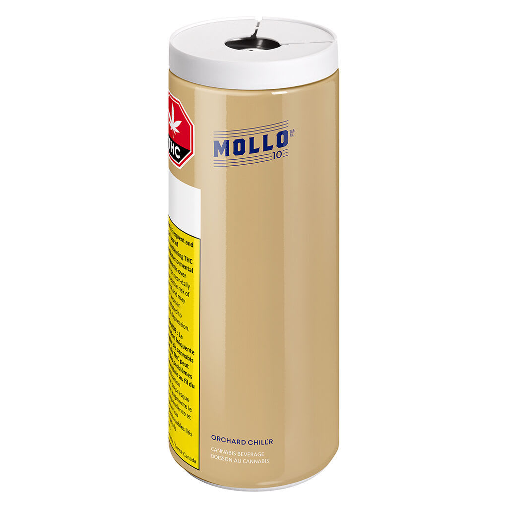 MOLLO - Orchard Chill'r 10mg THC + 10mg CBG - Orchard Chill'r 10mg THC + 10mg CBG 355ml Beverages